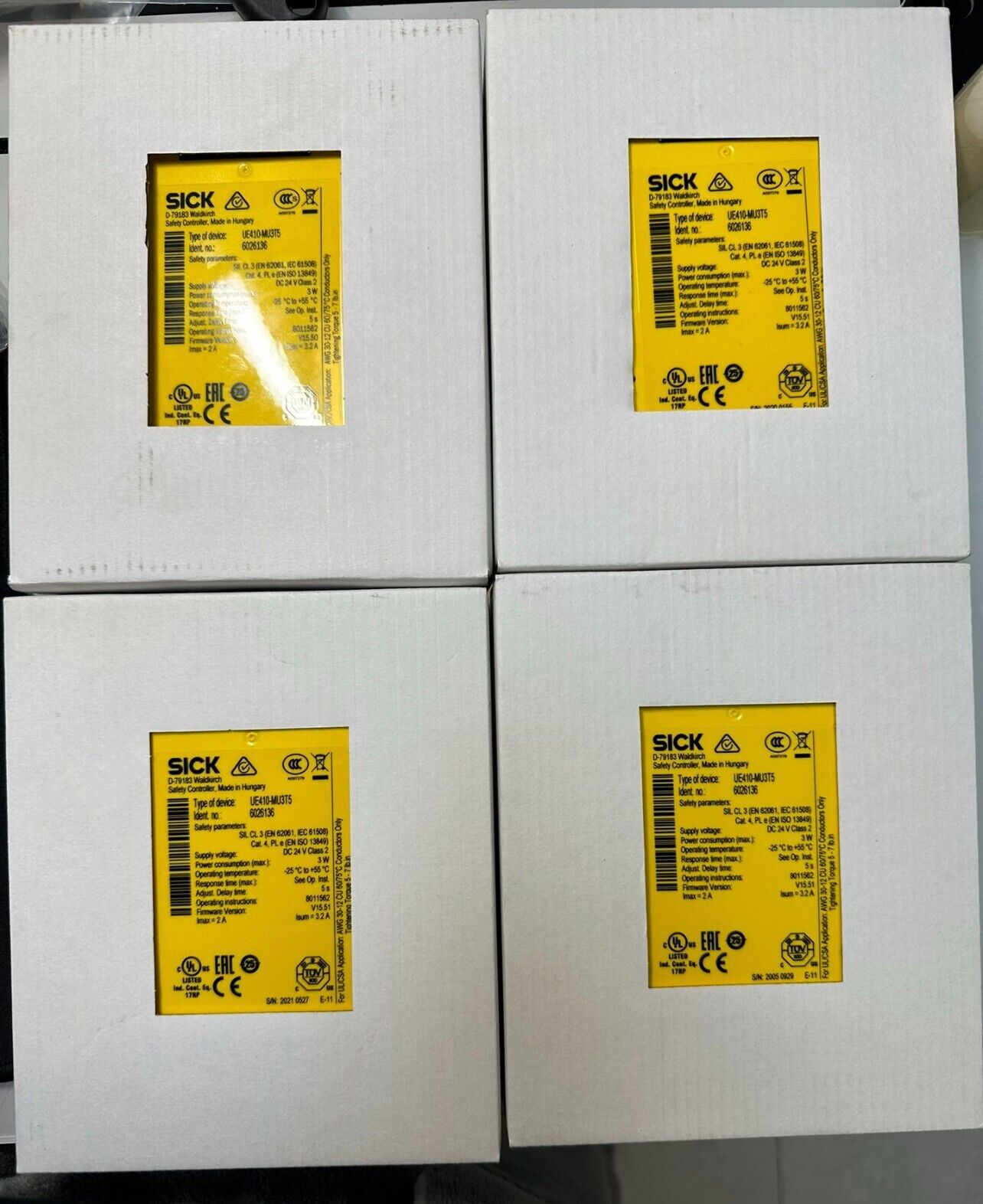 SICK Safety Relay UE410MU3T5 with 6026136 Model Industrial Use - SICK