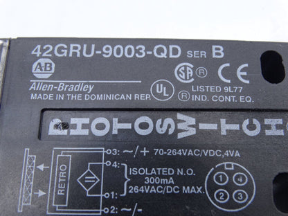Allen Bradley 42GRU-9003 QD Series B Sensor - ALLEN BRADLEY