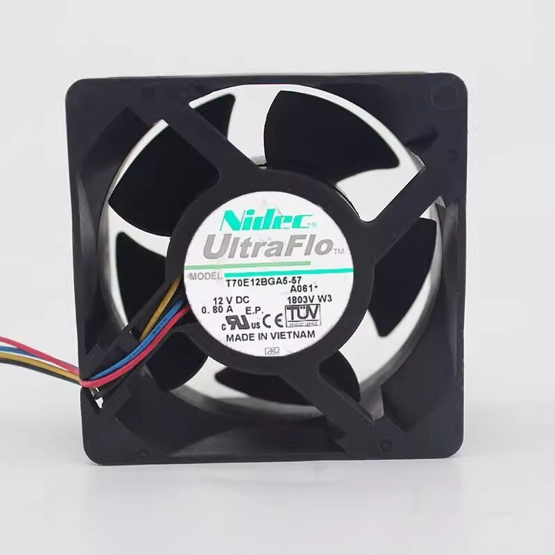 Nidec T70E12BGA5-57 7038 DC12V 0.80A 4-Wire PWM Cooling Fan