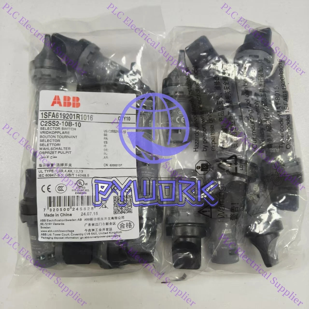 C2SS2-10B-10 10PCS/BOX ABB Selector Switch C2SS2-10B-10 Fast Shipping