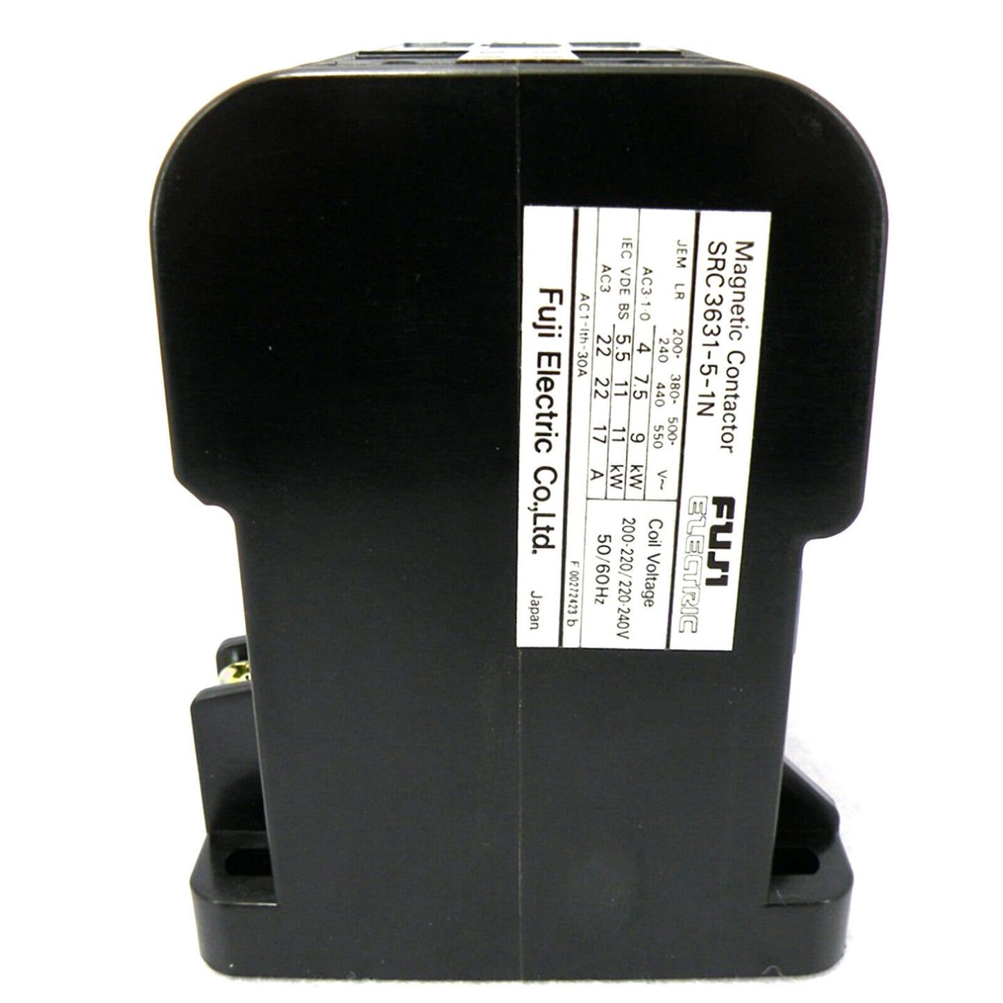 100-110VAC Magnetic Contactor - Fuji Electric SRC3631-5-1N - FUJI ELECTRIC
