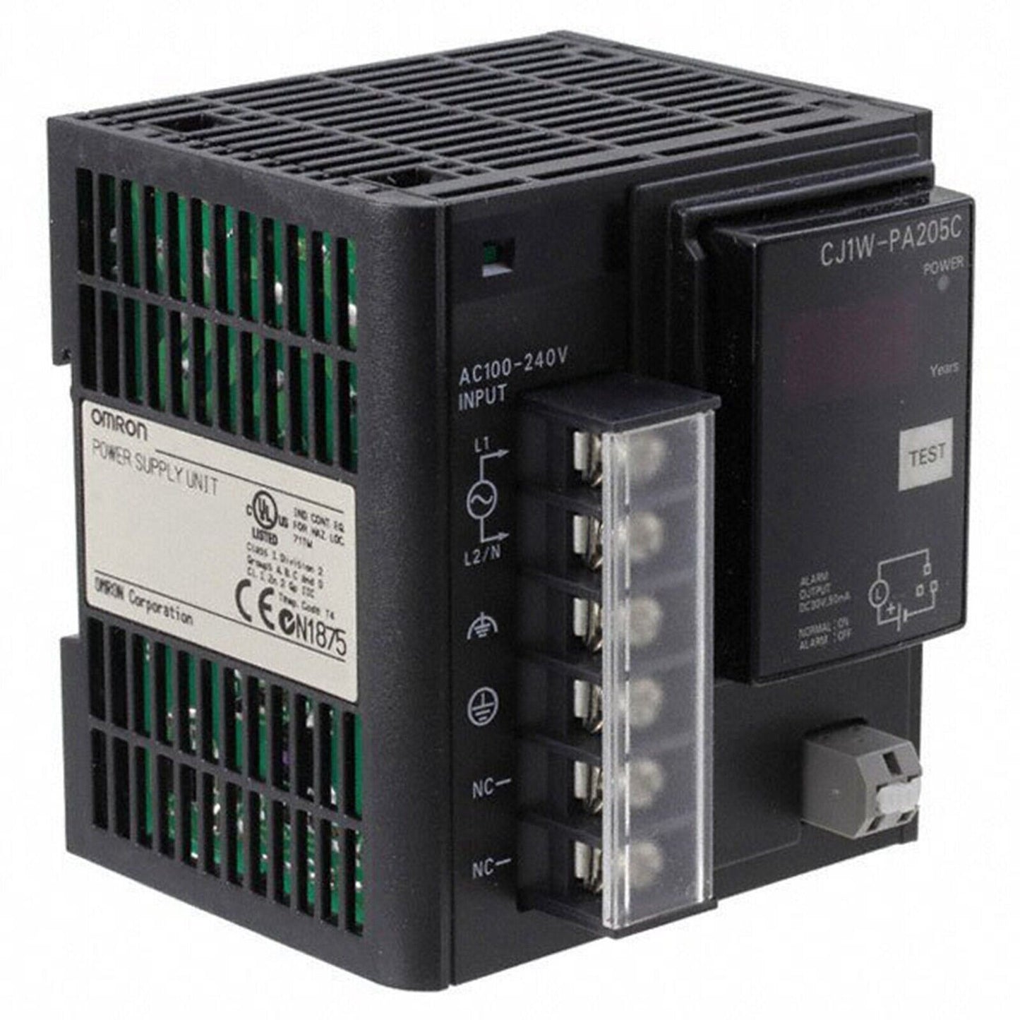 Omron CJ1WPA205C 5A 100~240VAC 5VDC PLC Power Supply Unit - OMRON