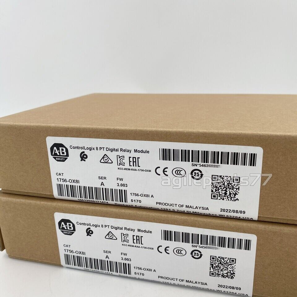 Allen-Bradley 1756-OX8I SERA ControlLogix 8Point Digital Relay Module New Sealed - ALLEN-BRADLEY