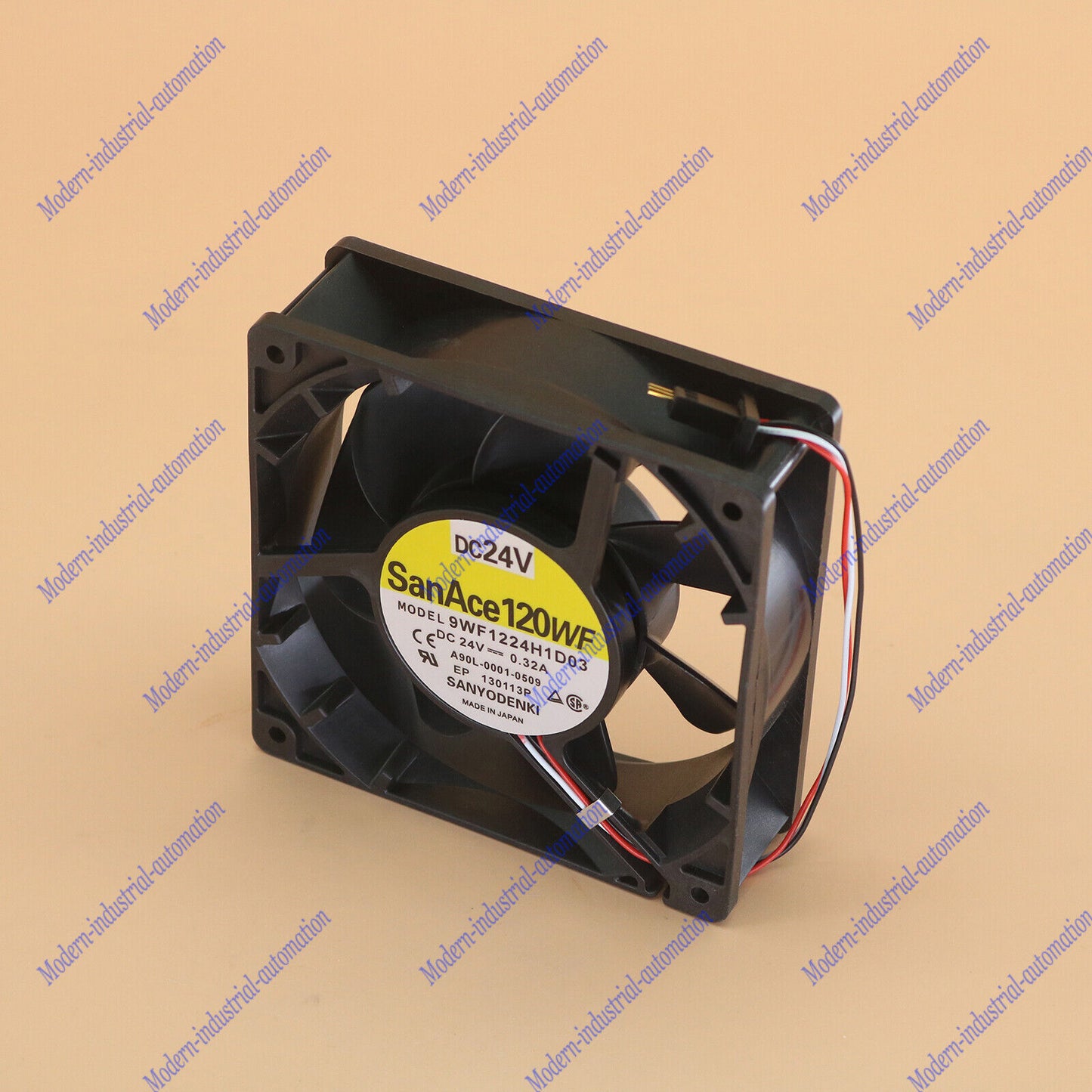 new 1PC SANYO 9WF1224H1D03 A90L-0001-0509 3pin DC24V 0.32A 120*120*38mm#XR - SANYO