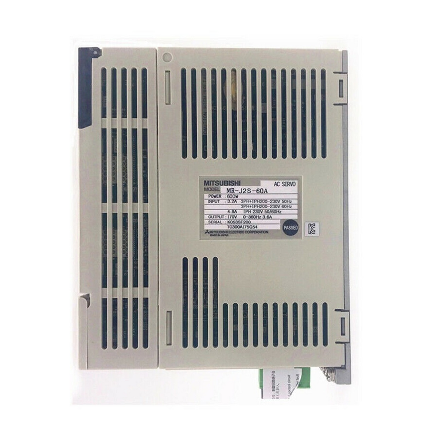 MITSUBISHI MR-J2S-60A AC Servo Amplifier Drive - MITSUBISHI