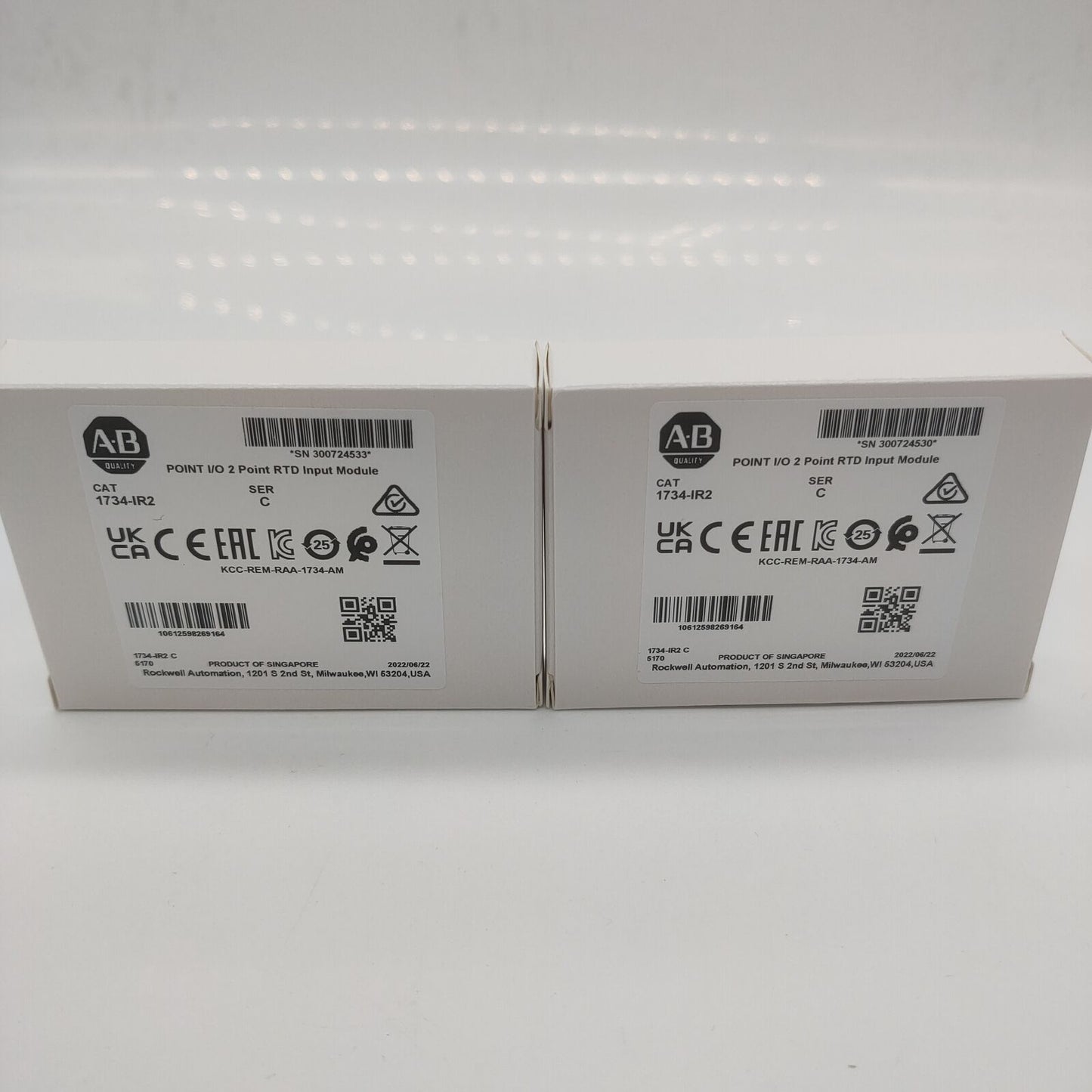 New Factory Sealed AB 1734IR2 SER C POINT 2 Point RTD Input Module - FACTORY SEALED