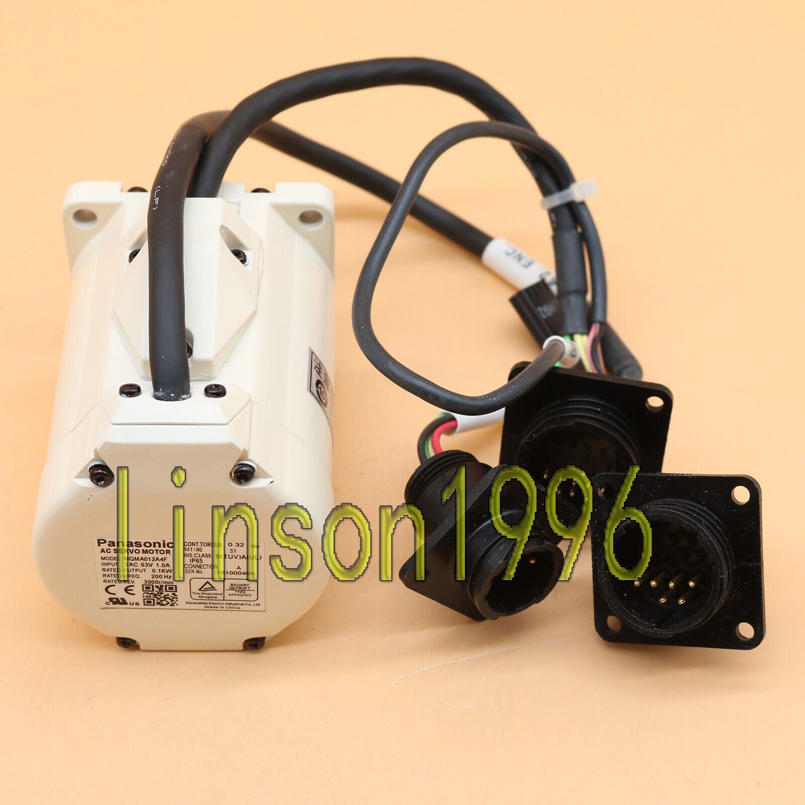 Panasonic AC Servo Motor MQMA012A4F - PANASONIC