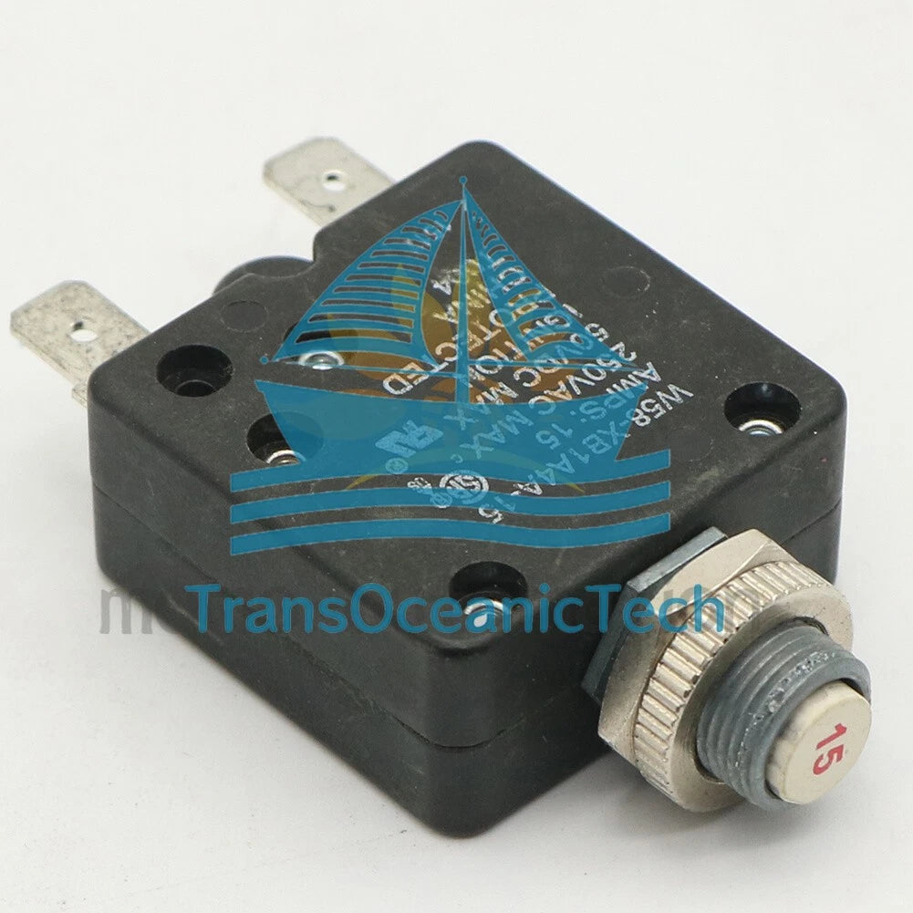 Tyco Electronics W58-XB1A4A-15 15A Reset Circuit Breaker 1PCS #un