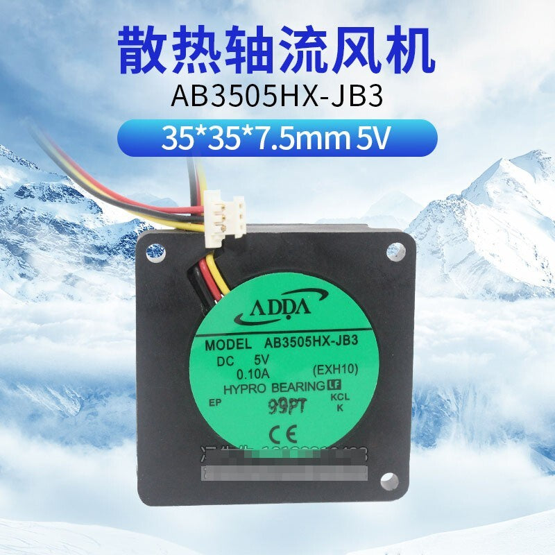 ADDA AB3505HX-JB3 3.5cm 5V 0.10A 3.5cm micro side blowing centrifugal fan