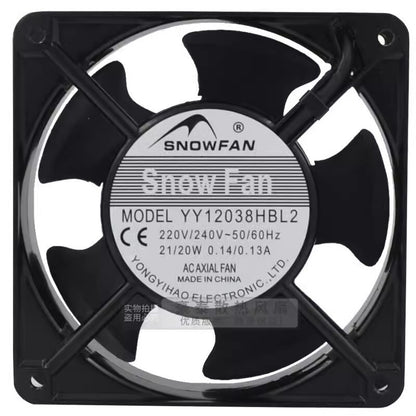 SNOWFAN YY12038HBL2 AC220V/240V 0.14/0.13A 120*120*38MM Cooling Fan