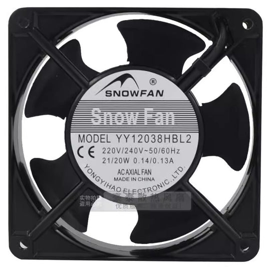 SNOWFAN YY12038HBL2 AC220V/240V 0.14/0.13A 120*120*38MM Cooling Fan