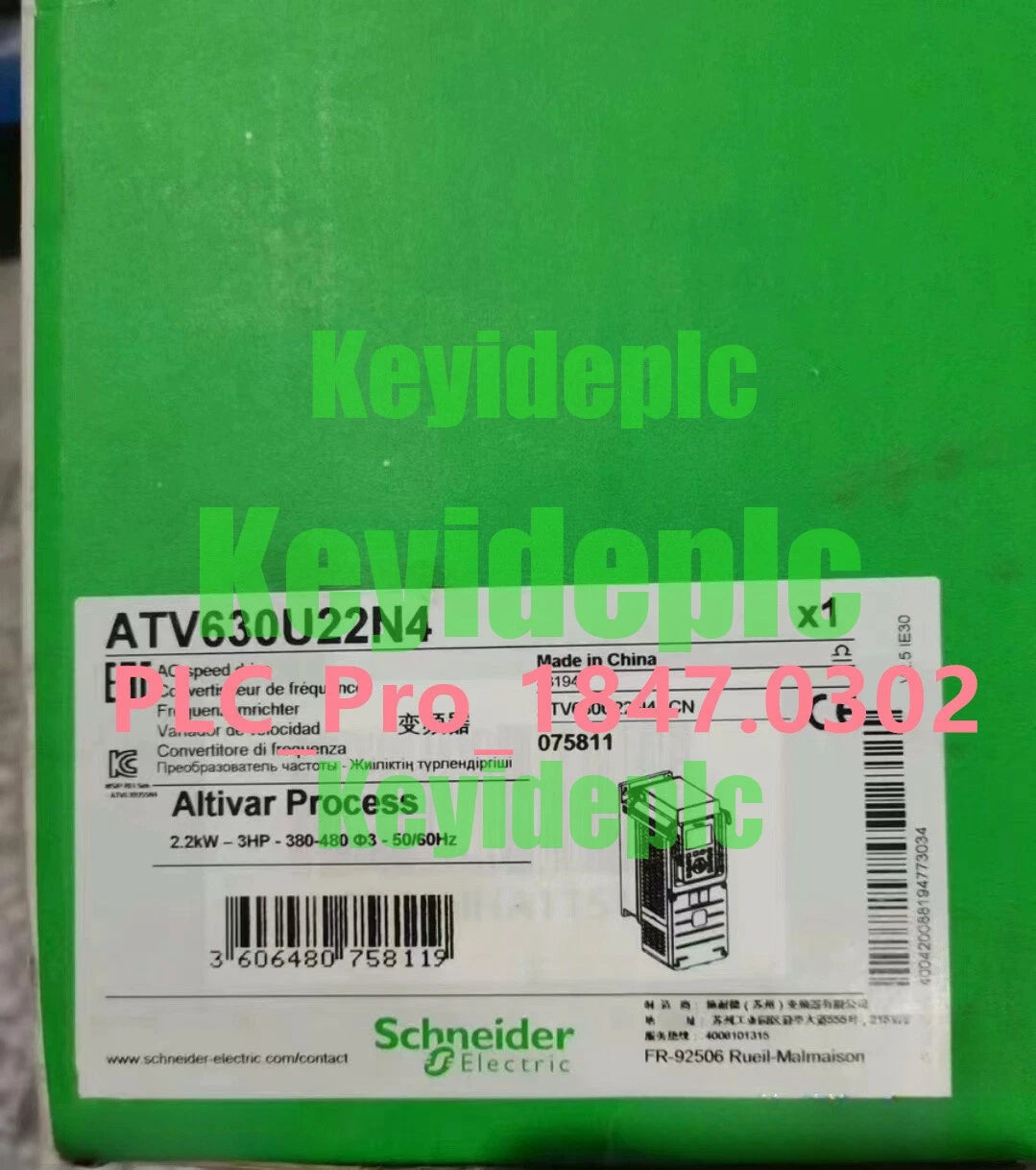 1PCS Schneider ATV630U22N4 Variable Speed Drive Fast delivery #k
