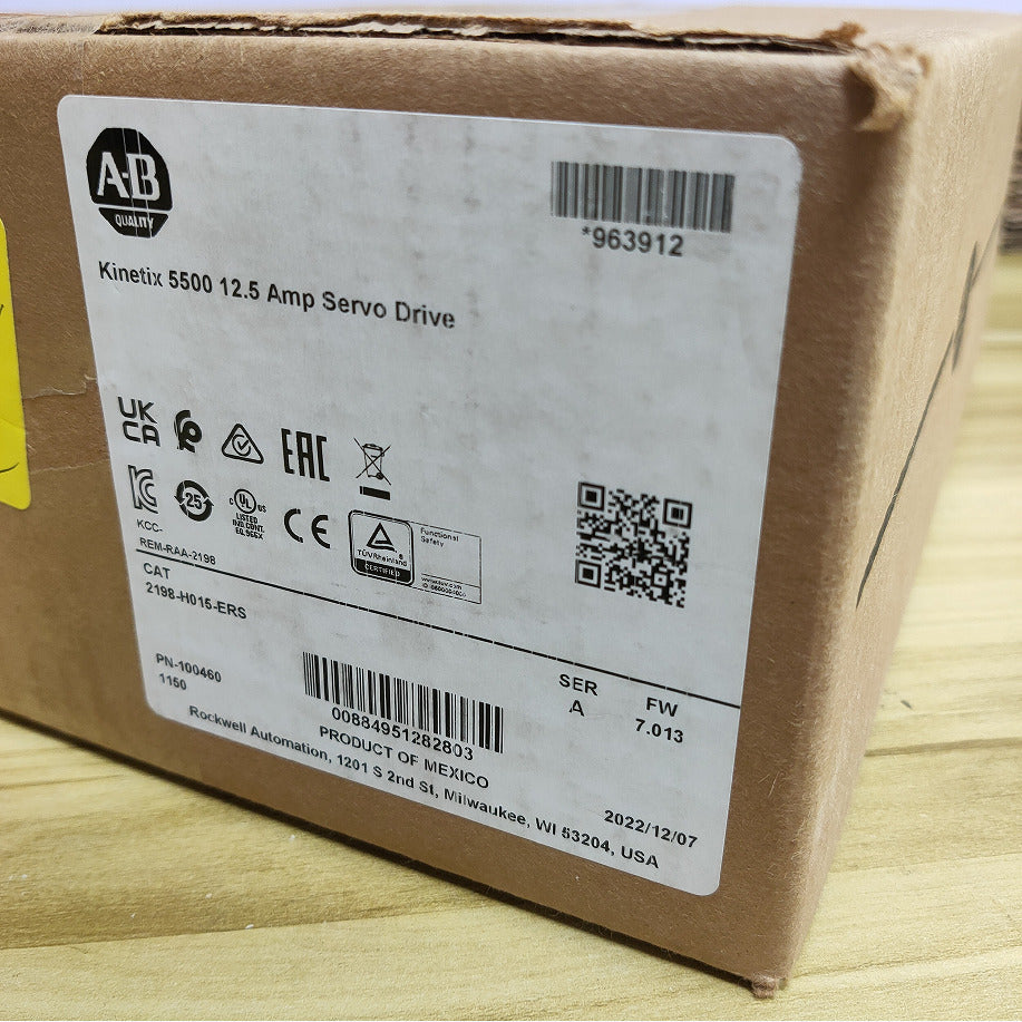 Allen-Bradley 2198-H015-ERS VAC 12.5A Servo Drive - ALLEN-BRADLEY