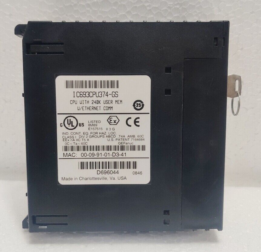 Original Fanuc IC693CPU374-GS CPU with 240K User Mem and Ethernet Communication - FANUC