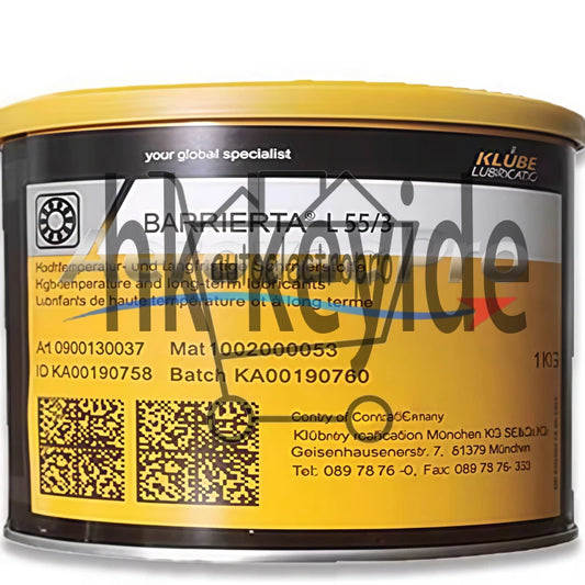 1Pcs KLUBER Lubrication Barrierta L 55/3 Grease 1Kg (2.2 LB) SAFE RELIABLE