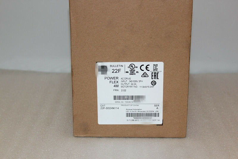 22F-D024N114 15HP 480V PowerFlex 4M VFD 11KW Inverter AC Drive - ABB