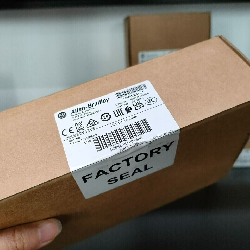New Factory Sealed AB 1783-US8T SER B Statix 2000 Unmanaged Ethernet 1783US8T - NEW FACTORY SEALED