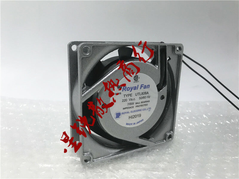 1pcs  Royal Fan TYPE UTL806A AC 220V 7W 8025 Cabinet Fan