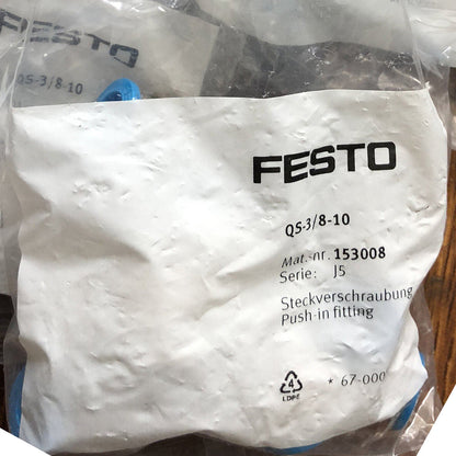 FESTO QS-3/8-10 153008 spot stock - FESTO