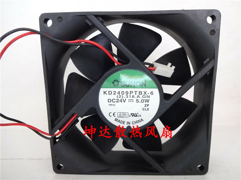 1pcs SUNON KD2409PTBX-6 24V 5.0W 9025 9cm Inverter Cooling Fan