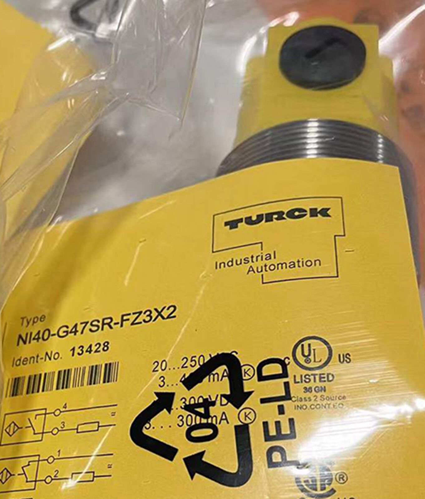 Turck NI40-G47SR-FZ3X2 Proximity Switch - TURCK
