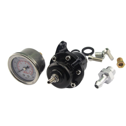 Racing FPR+Fuel Pressure Regulator Gauge For Honda B16 B18 B17 B20 Si LS GSR D16