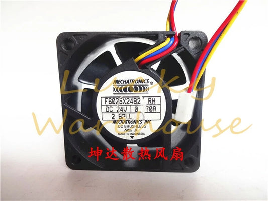 1pcs NONOISE F6025X24B2 RH 6025 DC24V 0.170A LG IS5 inverter fan