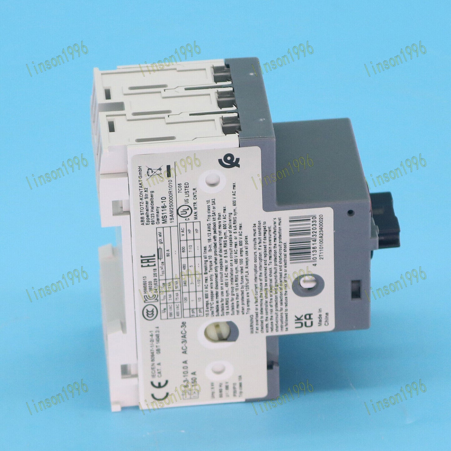 ABB MS116-10 6.3-10A Motor Circuit Breaker Fast - ABB