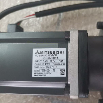 Mitsubishi Servo Motor HC-PQ43G1K 1-Year Warranty - MITSUBISHI