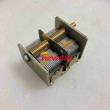 365pF+365pF, Capacitor, Variable, Dual Section, Broadcast, Air Dielectric