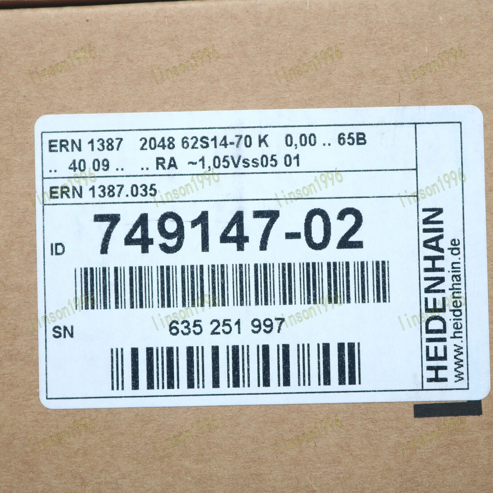 new  In Box Heidenhain encoder ERN1387.035 ID 749147-02 spot stocks Heidenhain