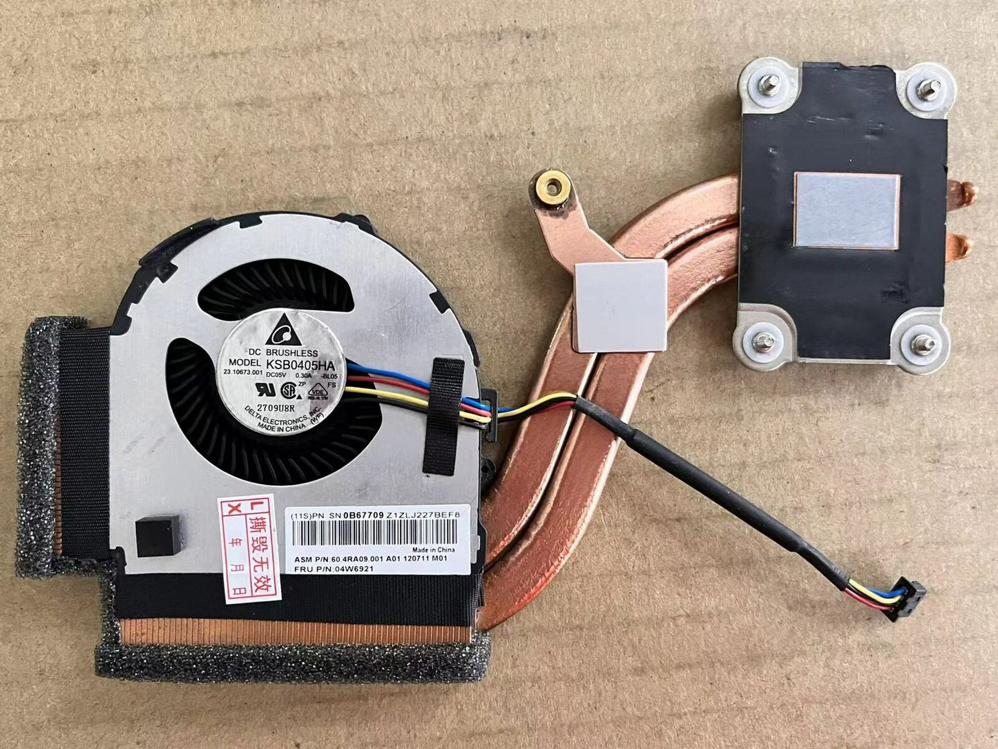 new For Lenovo ThinkPad X230 X230T X220 X220T CPU COOLING HEATSINK FAN 04W6921