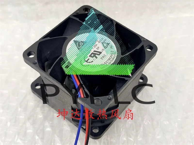1 PCS Delta Fan FFC0624DE DC24V 1.25A 6038 6CM 3 WIRE large air volume fan