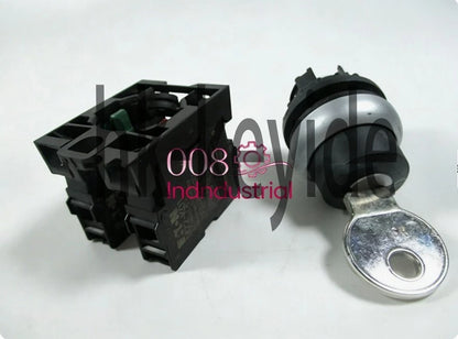 1Pcs FOR M22-WRS/K11 2-position lock with key selection 1NO1NC