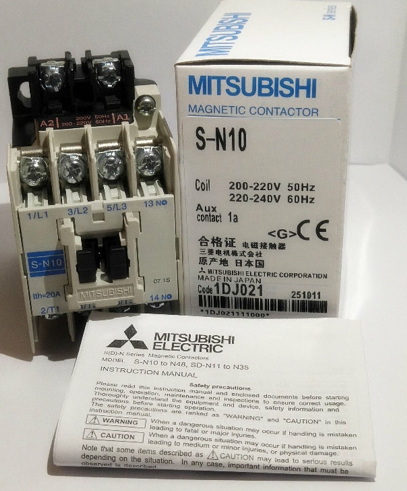 Mitsubishi S-N10 AC380V AC Contactor - MITSUBISHI