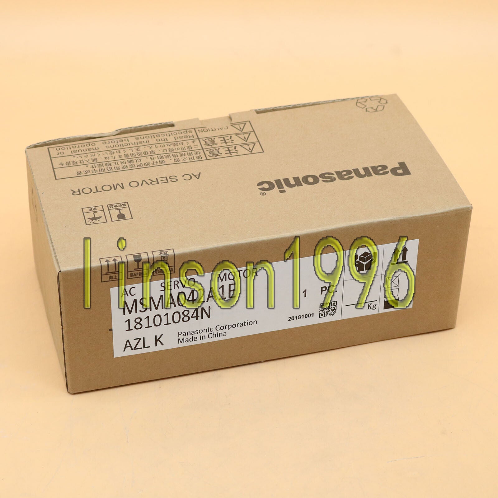 1pc Panasonic Servo Motor MSMA042A1E - PANASONIC