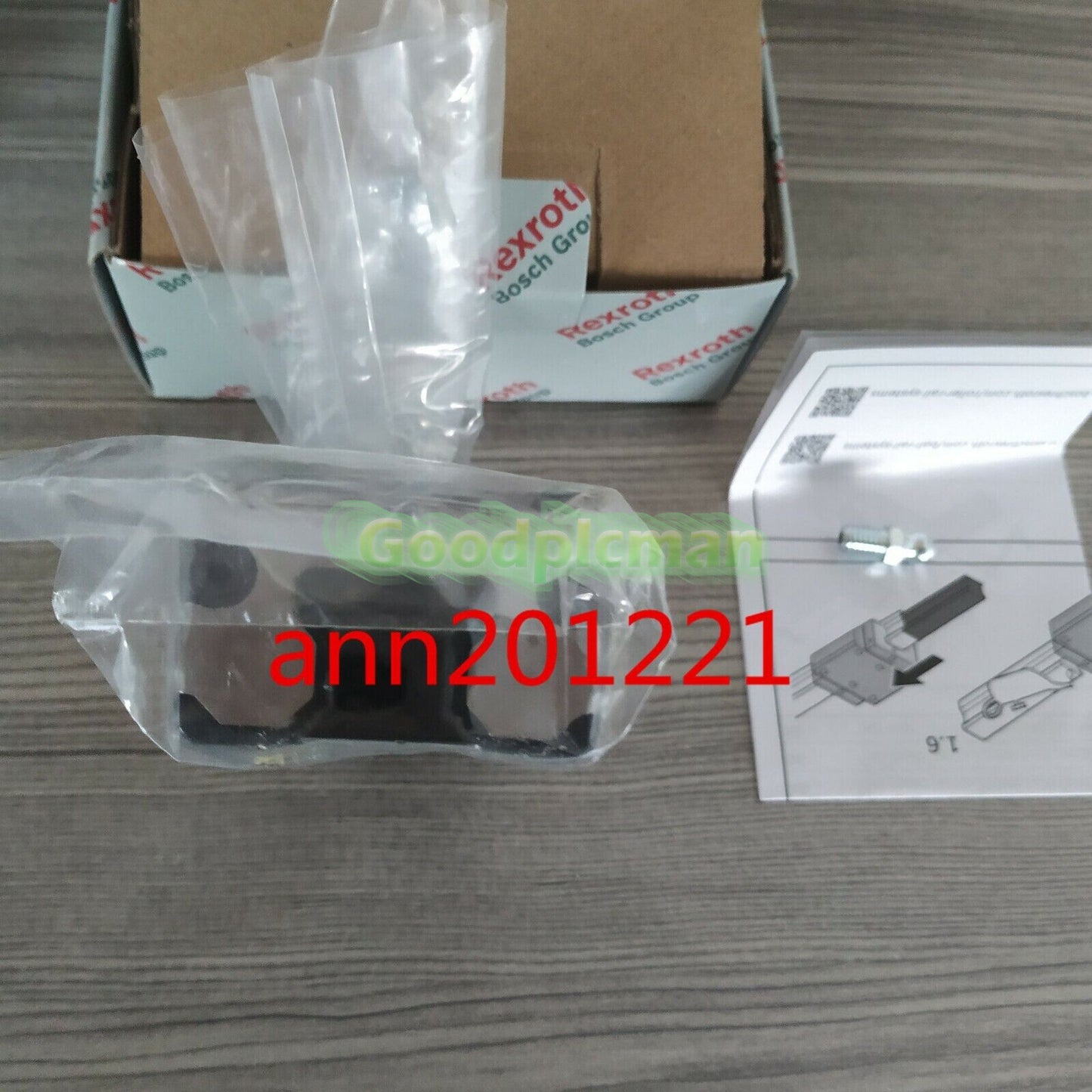 R162229420 REXROTH RUNNER BLOCK BALL BEARING 1Pcs/