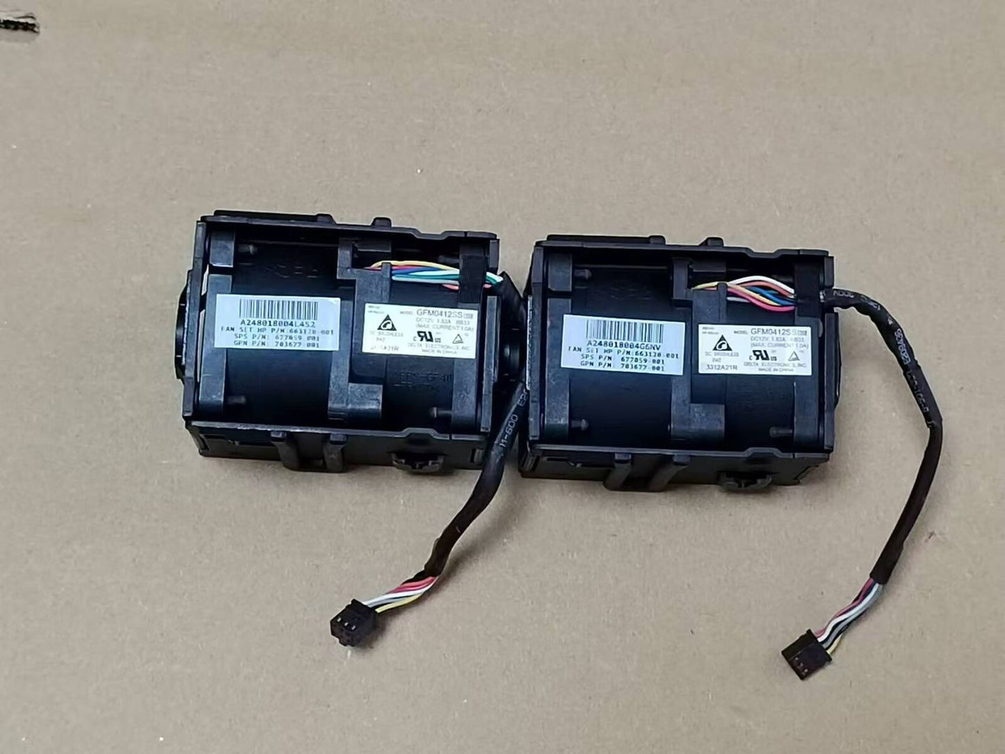 new 2 PCS HP DL160 G8 Fan 663120-002 732660-001 703677-002 663120-001 677059-001