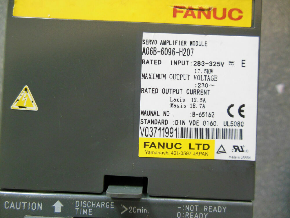 new In Box Fanuc A06B-6096-H207 Servo Drive A06B6096H207 Expendited - FANUC
