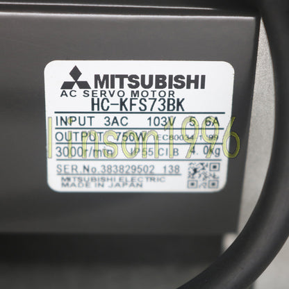 Mitsubishi Servo Motor HC-KFS73BK In Good Condition - MITSUBISHI
