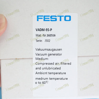 FESTO Vaccum Generator VADM-95-P SHIP - FESTO