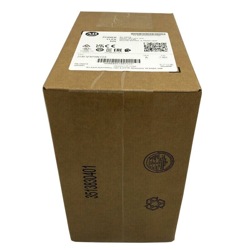 25B-V4P8N104 PowerFlex 525 AC Drive 0.75kW (1HP) New AB Original - ABB