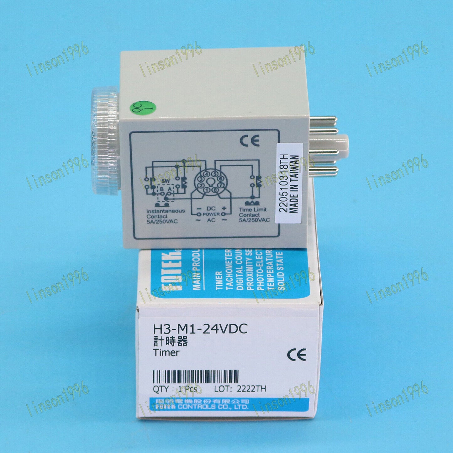 1PC FOTEK Timer H3-M1-24VDC Timer - FOTEK