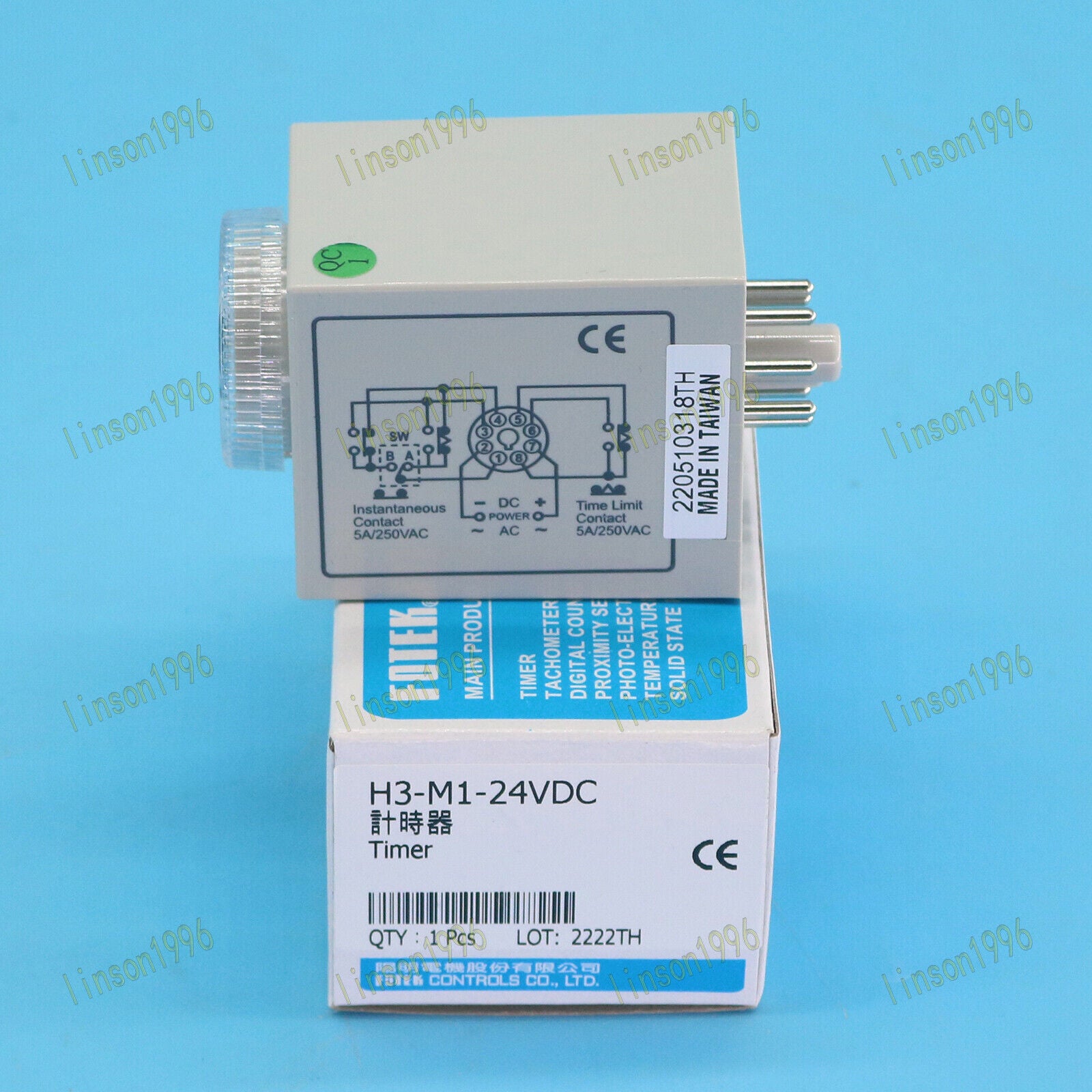 new 1PC  For FOTEK Timer H3-M1-24VDC SHIP FOTEK