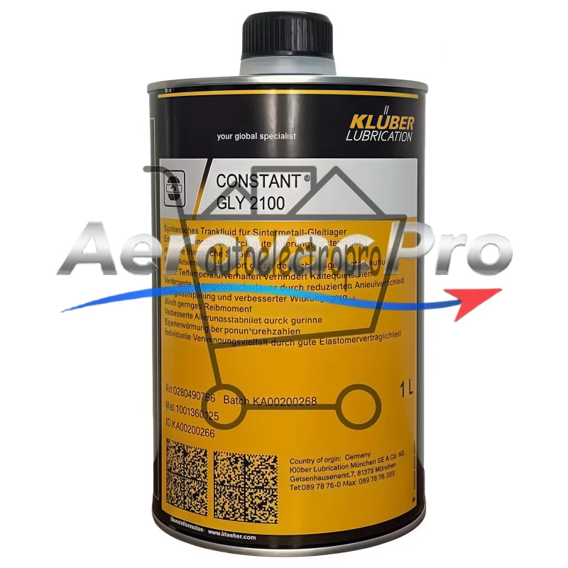 1Pcs KLUBER Lubrication KLUBER CONSTANT GLY 2100 1L(13 oz) SAFE RELIABLE