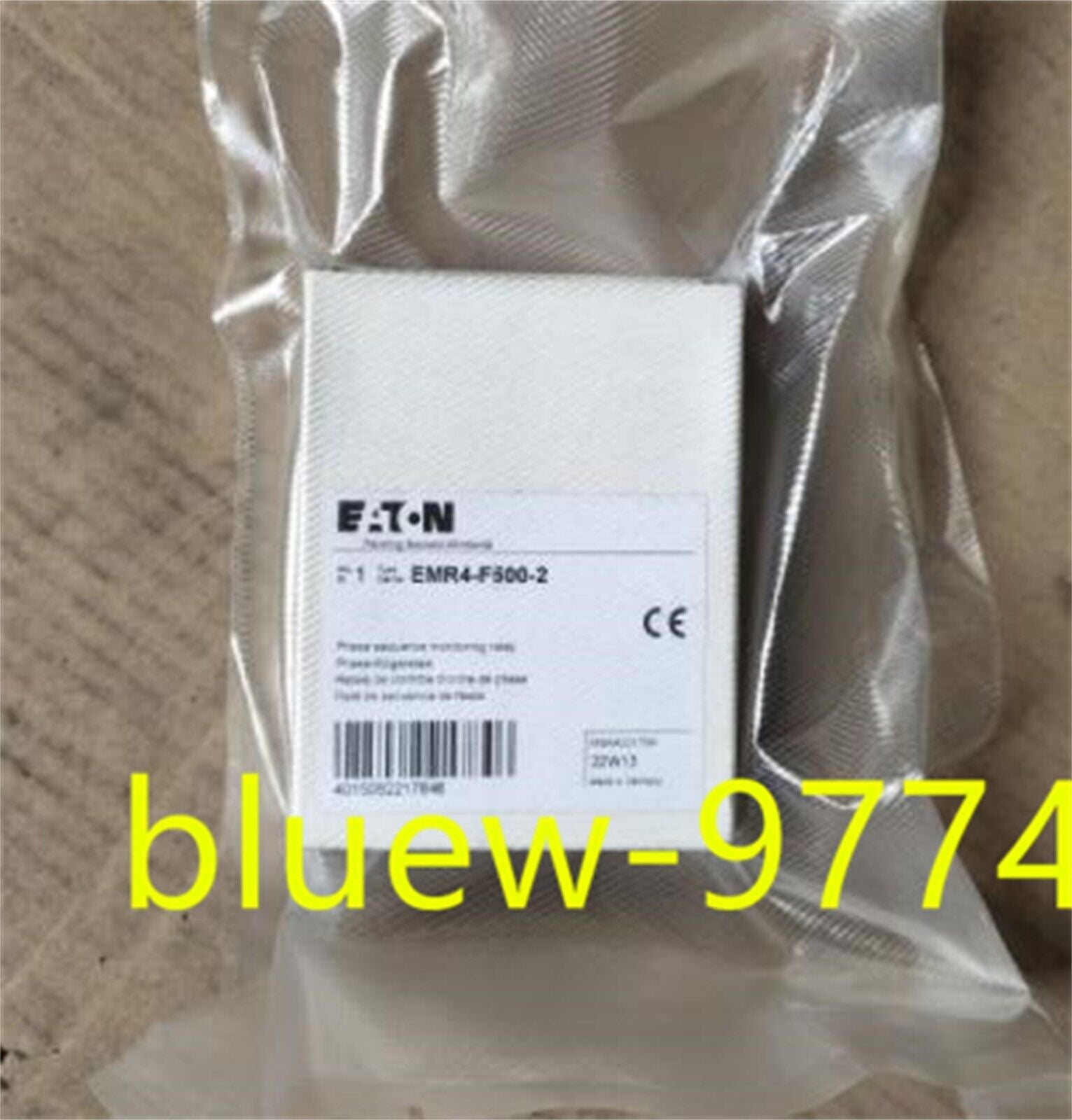 Eaton Moller EMR4-F500-2 Phase Sequence Relay - EATON MOLLER
