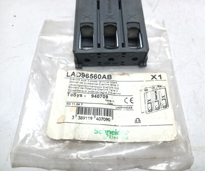 new Schneider LAD96560AB Everlink Size 3 Power Terminal Block TeSys-940709 LAD96560 - SCHNEIDER
