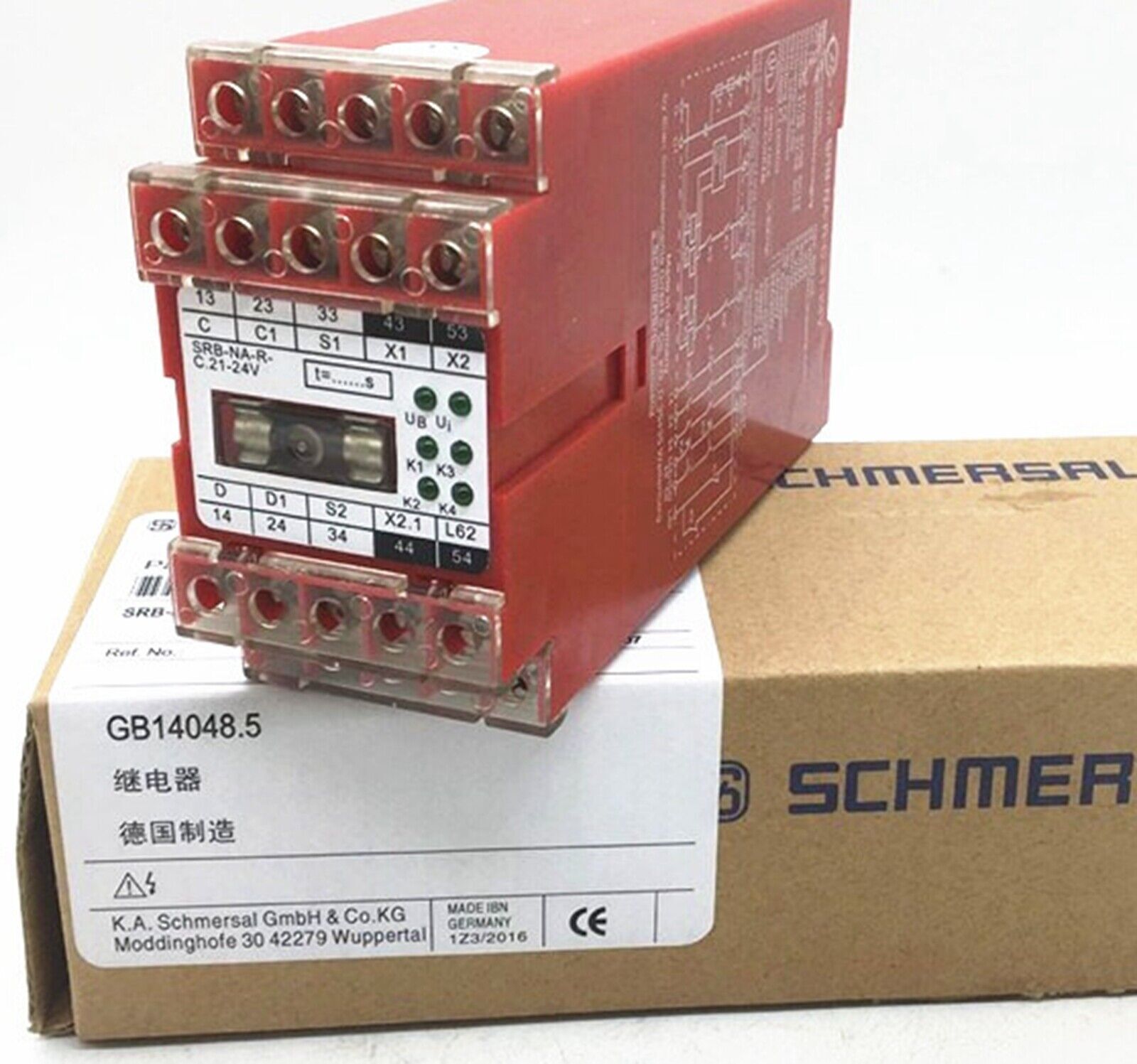 new  SCHMERSAL SRB-NA-R-C.21-24V Safety Relay SCHMERSAL