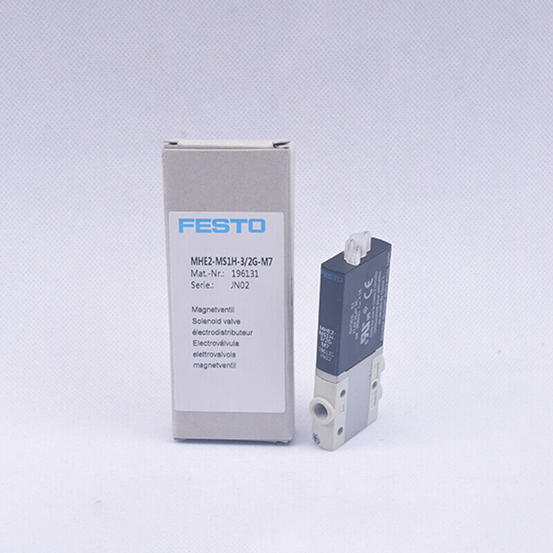 FESTO MHE2-MS1H-3/2G-M7 196131 AIR SOLenoid VALVE 1 Piece - FESTO