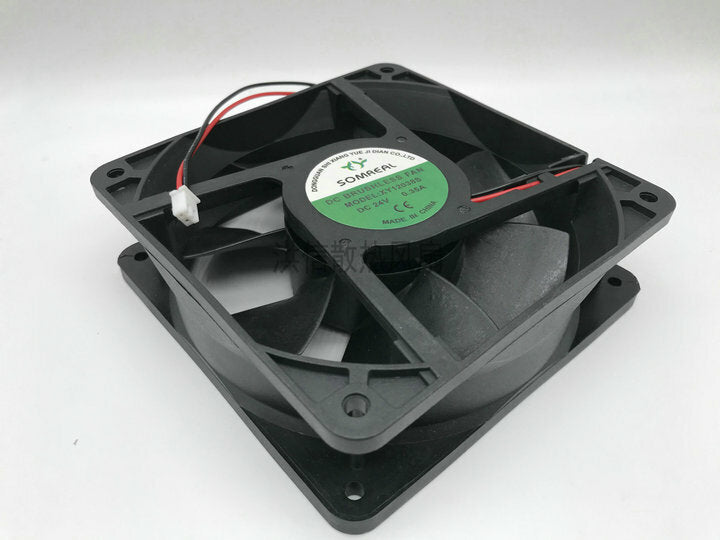 SOMREAL XY12038S DC22V 24V 0.35A 12CM cooling fan